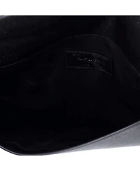 Pre-Owned Saint Laurent Uptown Pouch Leather