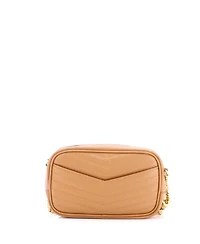 Pre-Owned Saint Laurent Mini LouLou Crossbody Bag Matelasse Chevron Leather