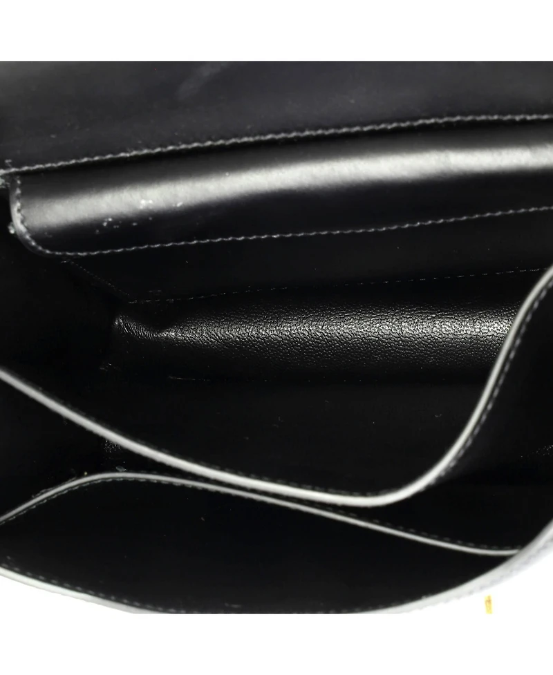 Pre-Owned Prada Small Cahier Crossbody Bag Leather and Saffiano Leather