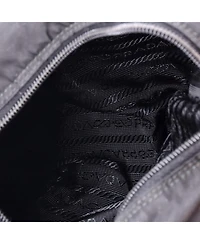 Pre-Owned Prada Small Buckle Messenger Bag Tessuto
