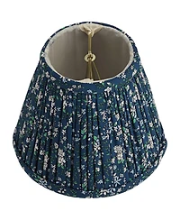 Springcrest 3 1/2" Top x 6" Bottom x 5" High x 5" Slant Print Lamp Shade Replacement Set of 4Floral Clip On Candelabra