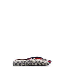 Pre-Owned Gucci Vintage Double Belt Bag Gg Canvas with Leather
