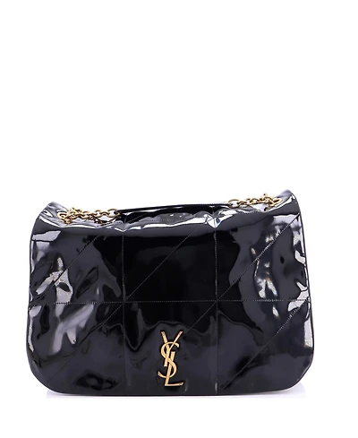 Pre-Owned Saint Laurent Large Jamie 4.3 Shoulder Bag Quilted Patent