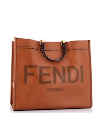 Pre-Owned Fendi Large Sunshine Shopper Tote Leather