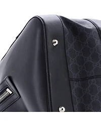 Pre-Owned Gucci Medium Convertible Duffle Bag Gg Coated Canvas