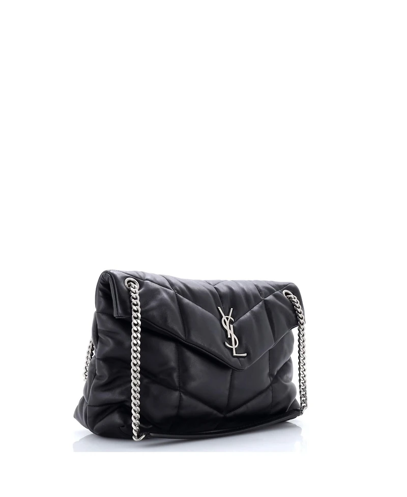 Pre-Owned Saint Laurent Loulou Puffer Shoulder Bag Quilted Leather