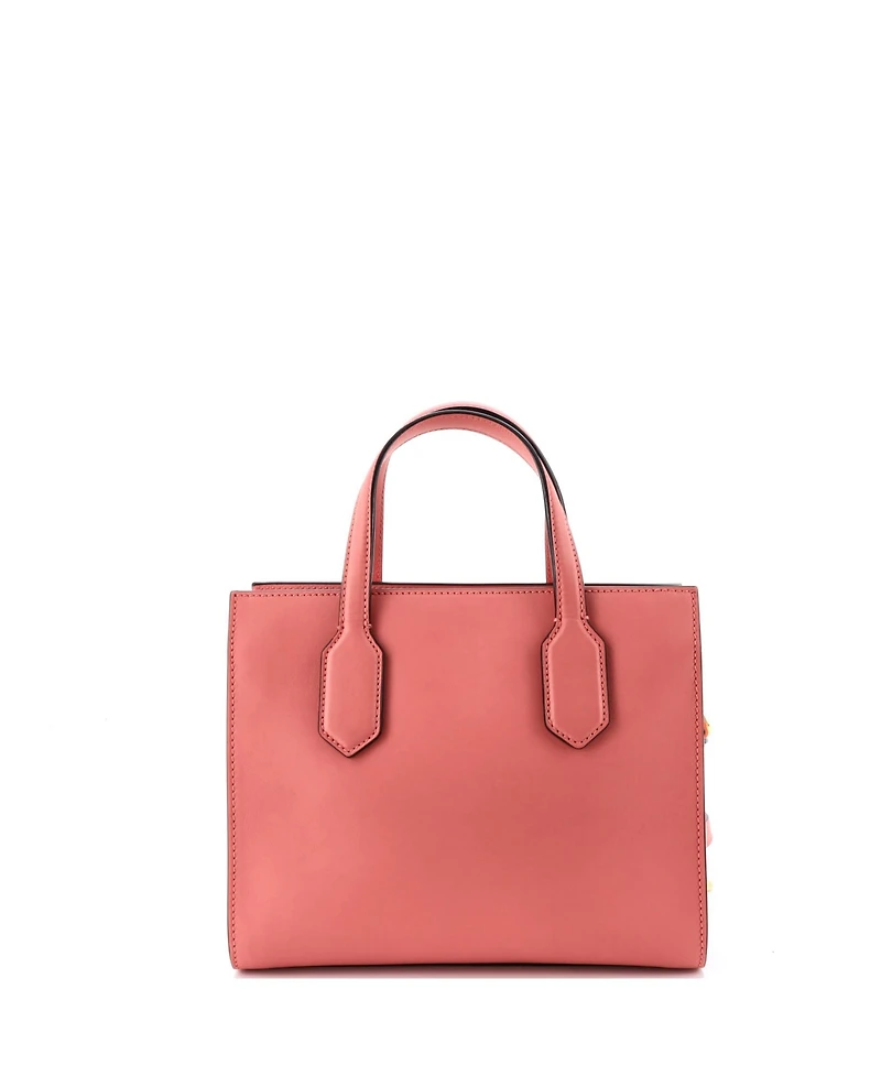 Pre-Owned Gucci Small Gg Ribbon Tote Leather