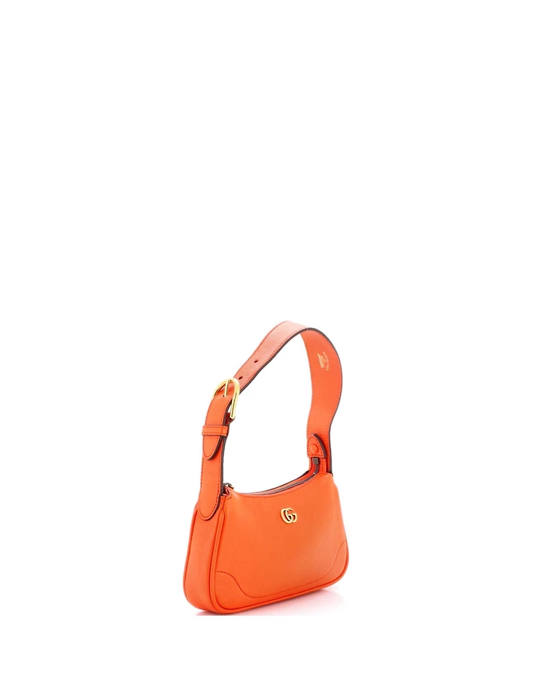 Pre-Owned Gucci Mini Aphrodite Shoulder Bag Leather