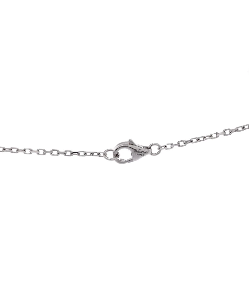 Pre-Owned Cartier Love Interlocking Pave Necklace