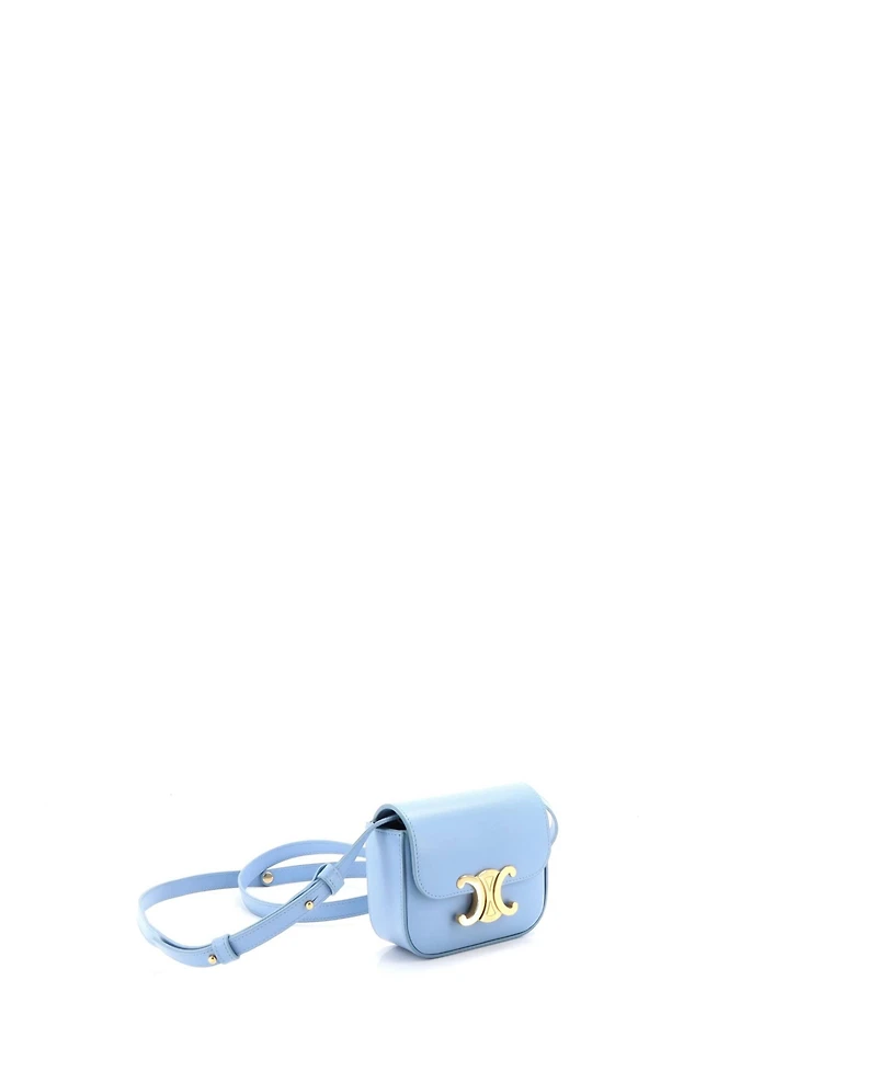 Pre-Owned Celine Mini Claude Shoulder Bag Leather