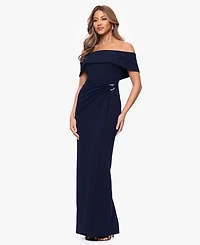 Xscape Women's Off-The-Shoulder Gown