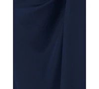 Xscape Women's 3/4-Length Sleeve V-Neck Gown