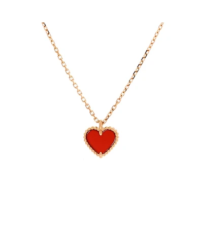 Pre-Owned Van Cleef & Arpels Sweet Alhambra Heart Pendant Necklace