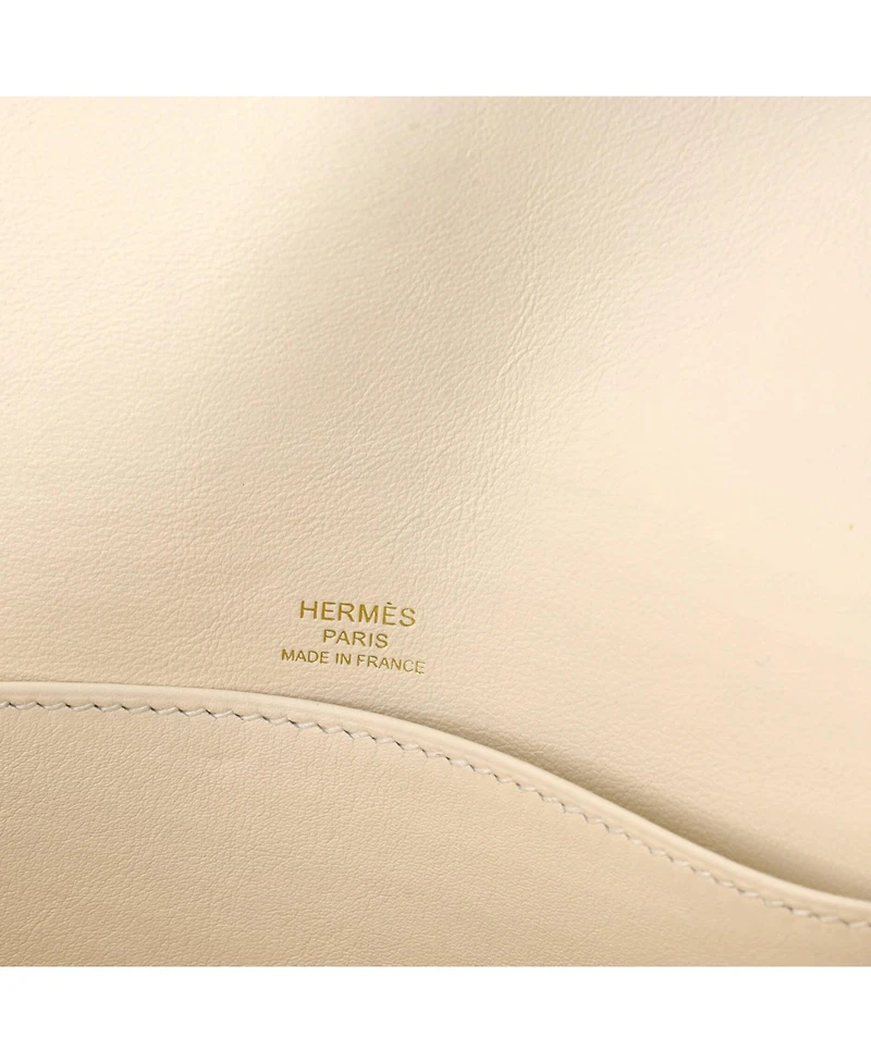 Pre-Owned HERMES Geta Bag Chevre Mysore