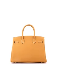 Pre-Owned HERMES Birkin 30 Handbag Brown Togo with Gold Hardware
