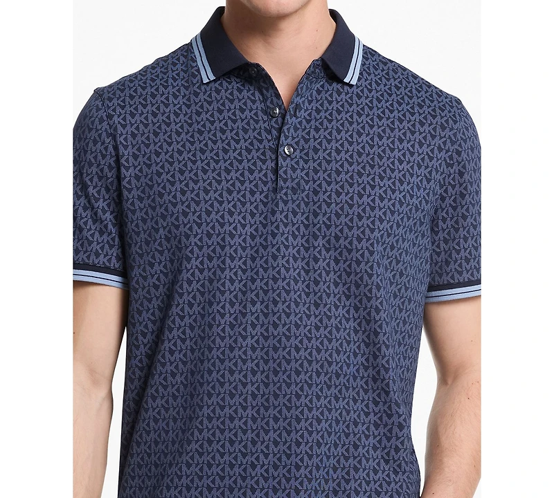 Michael Kors Men's Signature Greenwich Regular Fit Polo Shirt