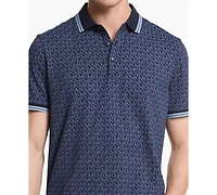 Michael Kors Men's Signature Greenwich Regular Fit Polo Shirt