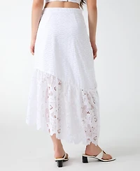 Guess Women's Pull-On Flared Midi Skirt