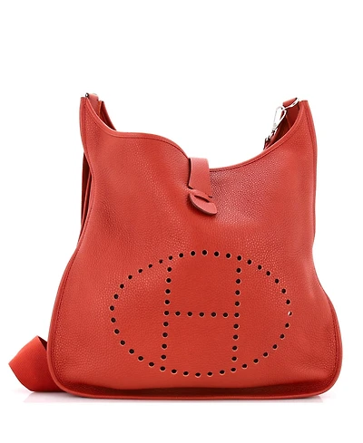 Pre-Owned HERMES Tgm Evelyne Bag Gen Iii Clemence