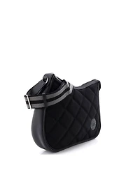 Pre-Owned HERMES Horseback Shoulder Bag Woolycot Canvas and Leather