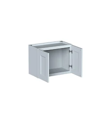 Boyel Living W24" Short Wall Cabinet with Full Overlay Hdf Door for Custom Kitchen or Bathroom
