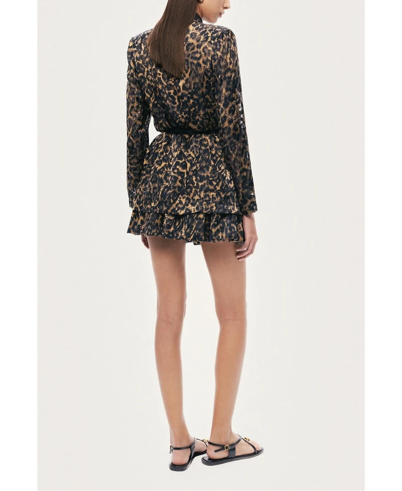 Nocturne Women's Printed Mini Shorts