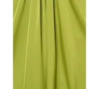 Adrianna Women's V-Neck Satin Long Dress