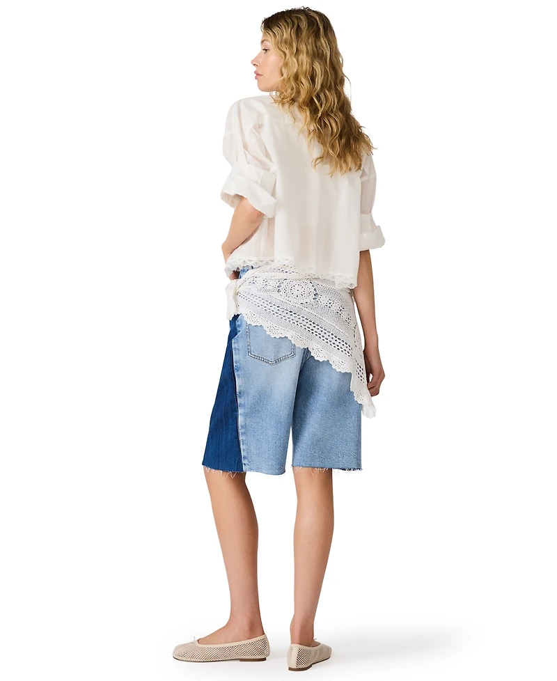 Steve Madden Women's Low Rise Bermuda Shorts