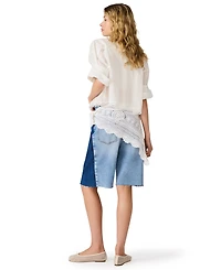 Steve Madden Women's Low Rise Bermuda Shorts