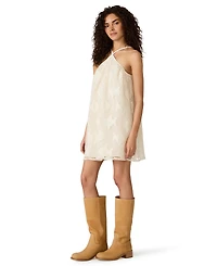 Steve Madden Women's Petunia Halter Neck Mini Dress