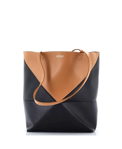 Pre-Owned Loewe Medium Puzzle Fold Tote Leather