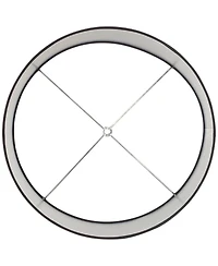 Springcrest Set of 2 Hardback Drum Lamp Shades Medium 16" Top x 16" Bottom x 11" High Spider Replacement Harp Finial Fitting