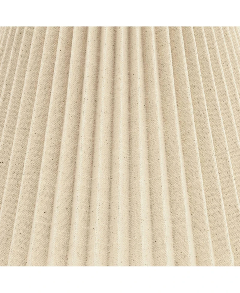 Springcrest 9" Top x 14 1/2" Bottom x 10" High x 10" Slant Lamp Shade Replacement Wide Pleated Spider Harp Finial