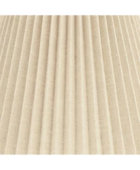 Springcrest 9" Top x 14 1/2" Bottom x 10" High x 10" Slant Lamp Shade Replacement Wide Pleated Spider Harp Finial