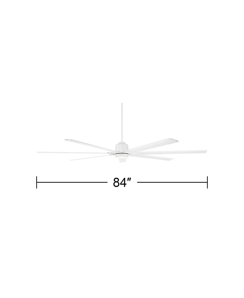 Casa Vieja 84" Airbender Led Ceiling Fan with Remote