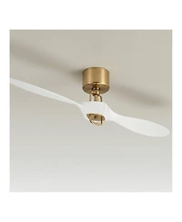 Casa Vieja 56" Longbow Brass Indoor/Outdoor Ceiling Fan