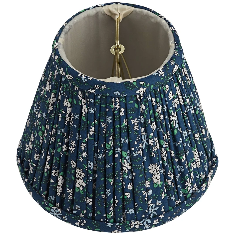 Springcrest 3 1/2" Top x " Bottom x 5" High x 5" Slant Print Lamp Shade Replacement Set of Floral Clip On Candelabra