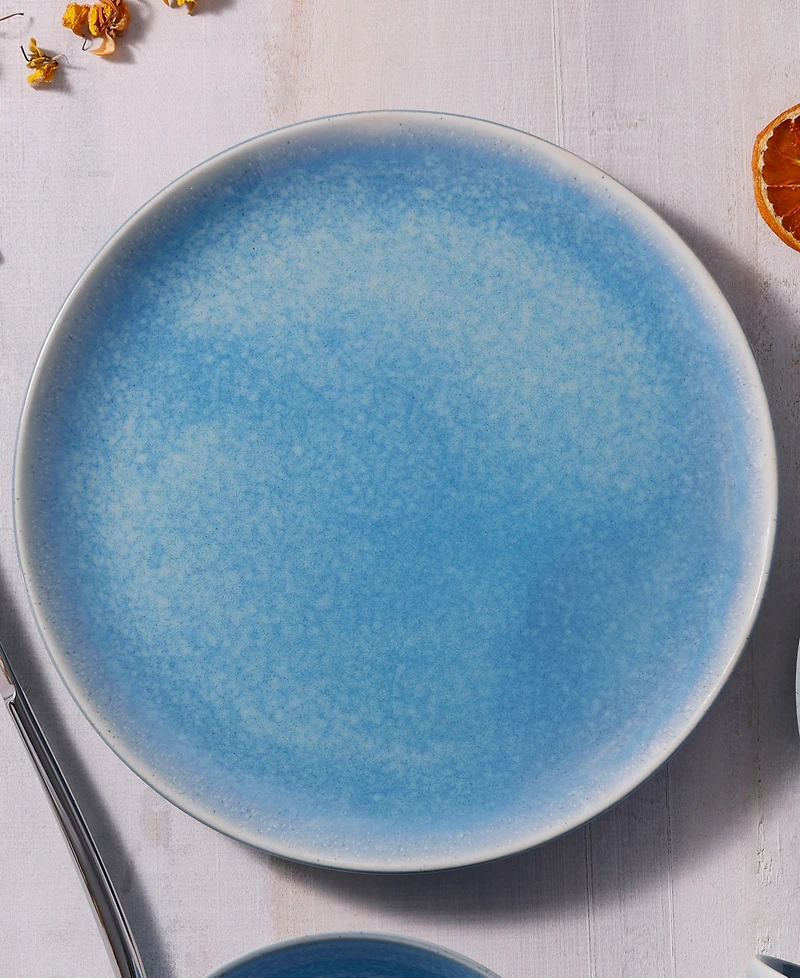 Noritake Colorwave Kiln Azure Coupe Dinner Plates, Set of 4