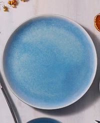 Noritake Colorwave Kiln Azure Coupe Dinner Plates, Set of 4