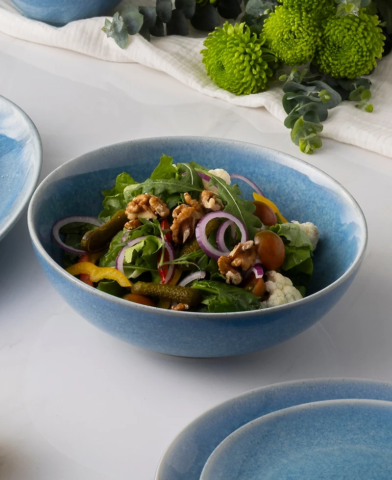 Noritake Colorwave Kiln Azure 64 oz. Round Vegetable Bowl