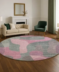 Addison Mayfield AMF1867 8' x 8' Round Area Rug