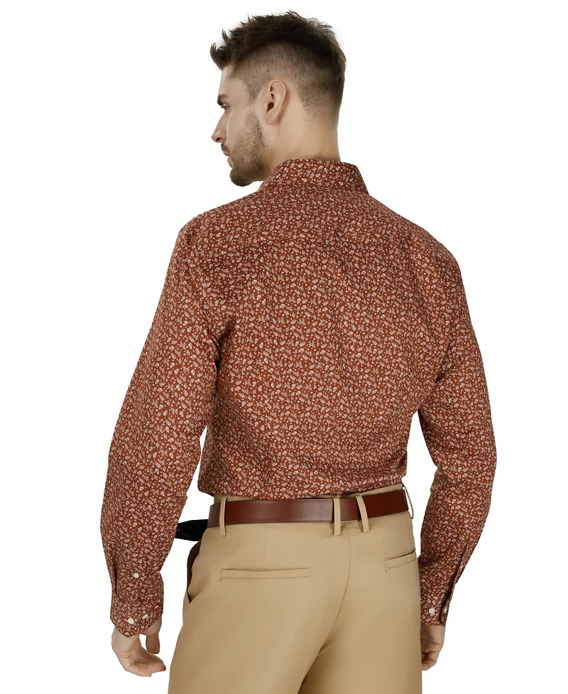 Bar Iii Men's Slim-Fit Daniel Floral Dress Shirt, Macy's Exclusive