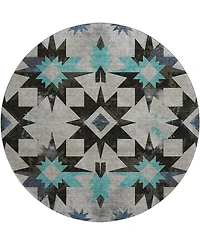 Addison Mayfield AMF1893 8' x 8' Round Area Rug
