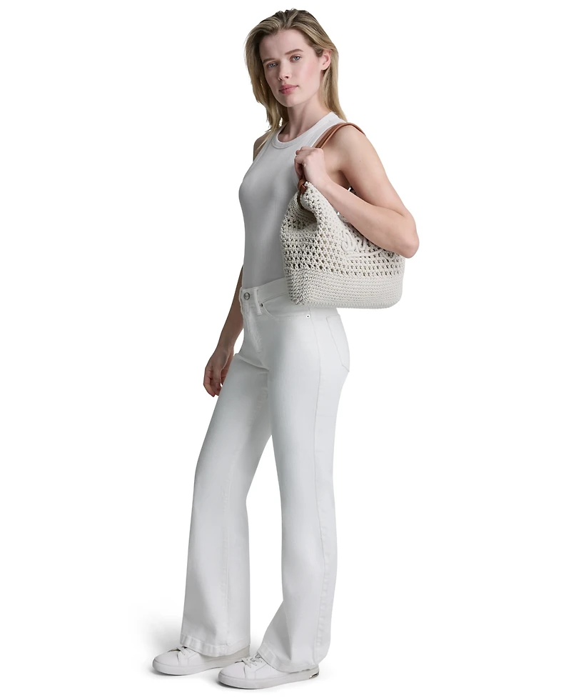 Dkny Paula Polyester Medium Tote Handbag