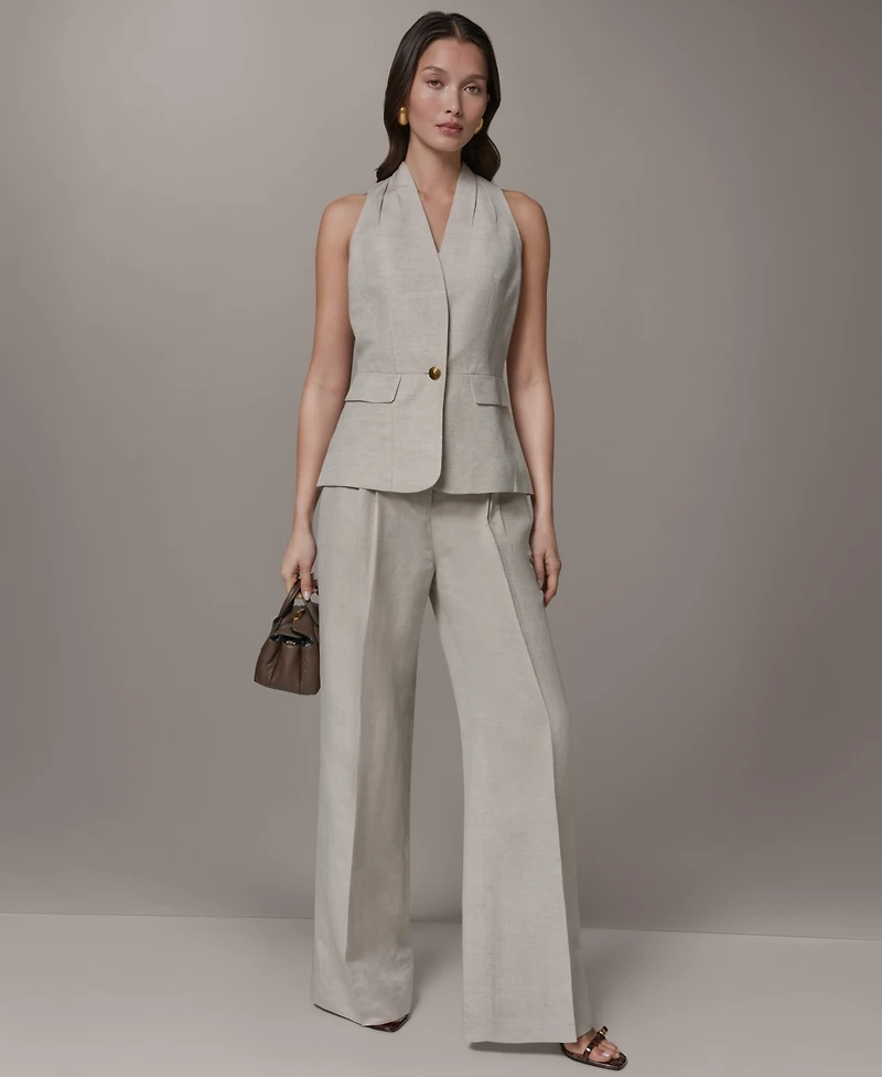 Donna Karan New York Women's Collarless Vest
