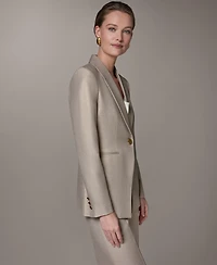 Donna Karan New York Women's Shawl Collar Jacket