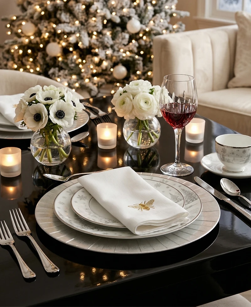 American Atelier Burst Charger Plate 12 Piece Dinnerware Set, Service for 12