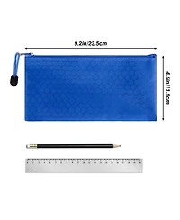 Gnuadz 24pcs Pencil Pouch Bulk Zipper Pouches Case Waterproof Bags Office Travel Stationery