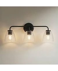 Possini Euro Design Possini Euro Sabrina 21 3/4" Wide and Glass 3-Light Bath Light