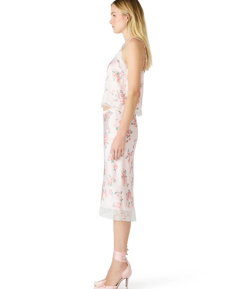 Steve Madden Women's Floral V-Neck Cami Top